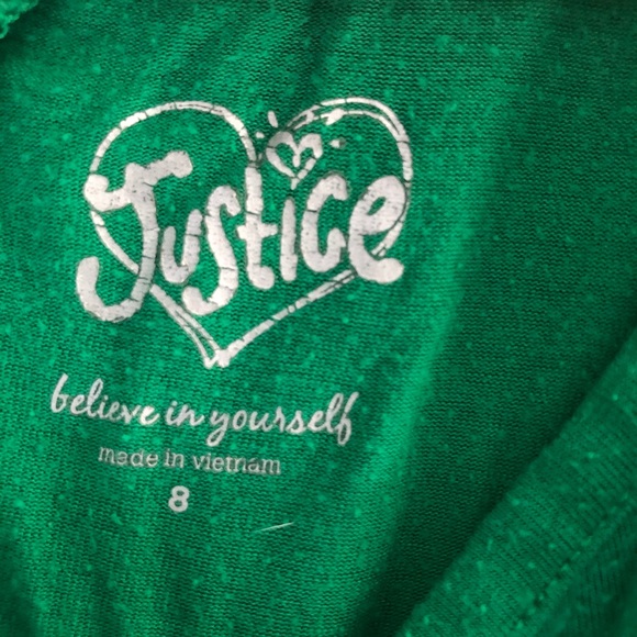 Girls Green Flower Shirt - Picture 4 of 7